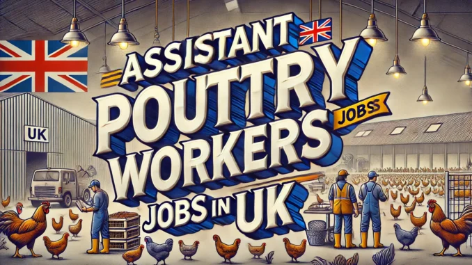 Assistant Poultry Workers Jobs in UK with Visa Sponsorship 2025