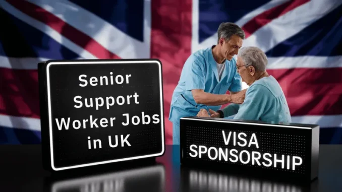 Senior Support Worker Jobs in UK with Visa Sponsorship 2025